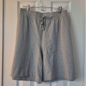 🎁3/$30🎁 KAREN SCOTT SPORT Activewear Gray Bermuda Jersey Shorts Sz XL New